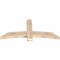 Ekena Millwork Bellingham Smooth Timber Gable Bracket, Douglas Fir, 60"W x 27"H x 3 1/2"D x 5 1/2"F, 11/12 Pitch GBW060X27X0406BEL00SDF - alternate 3